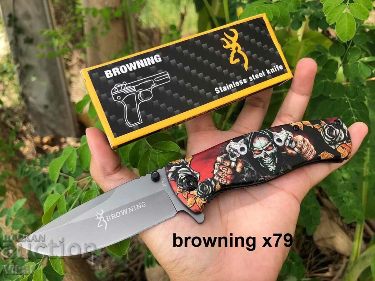 Сгъваем автоматичен нож Browning X79 88х115 мм