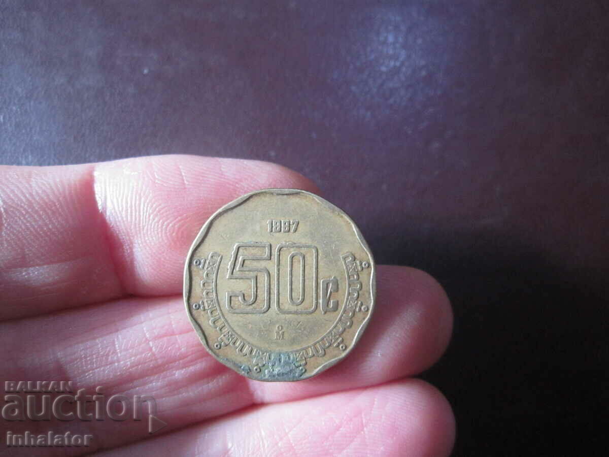 1997 50 centavos Μεξικό