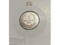 Bulgaria 5 cent 1913 Pentru colectare!