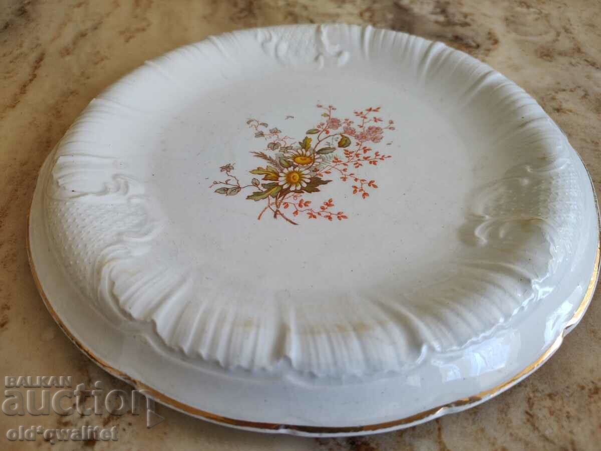 Porcelain plate - flowers, Germany about 100 years old - 7 Porcelain plate - flowers, Germany about 100 years old - 7