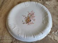 Порцеланова чиния - цветя,  Германия на около 100 години