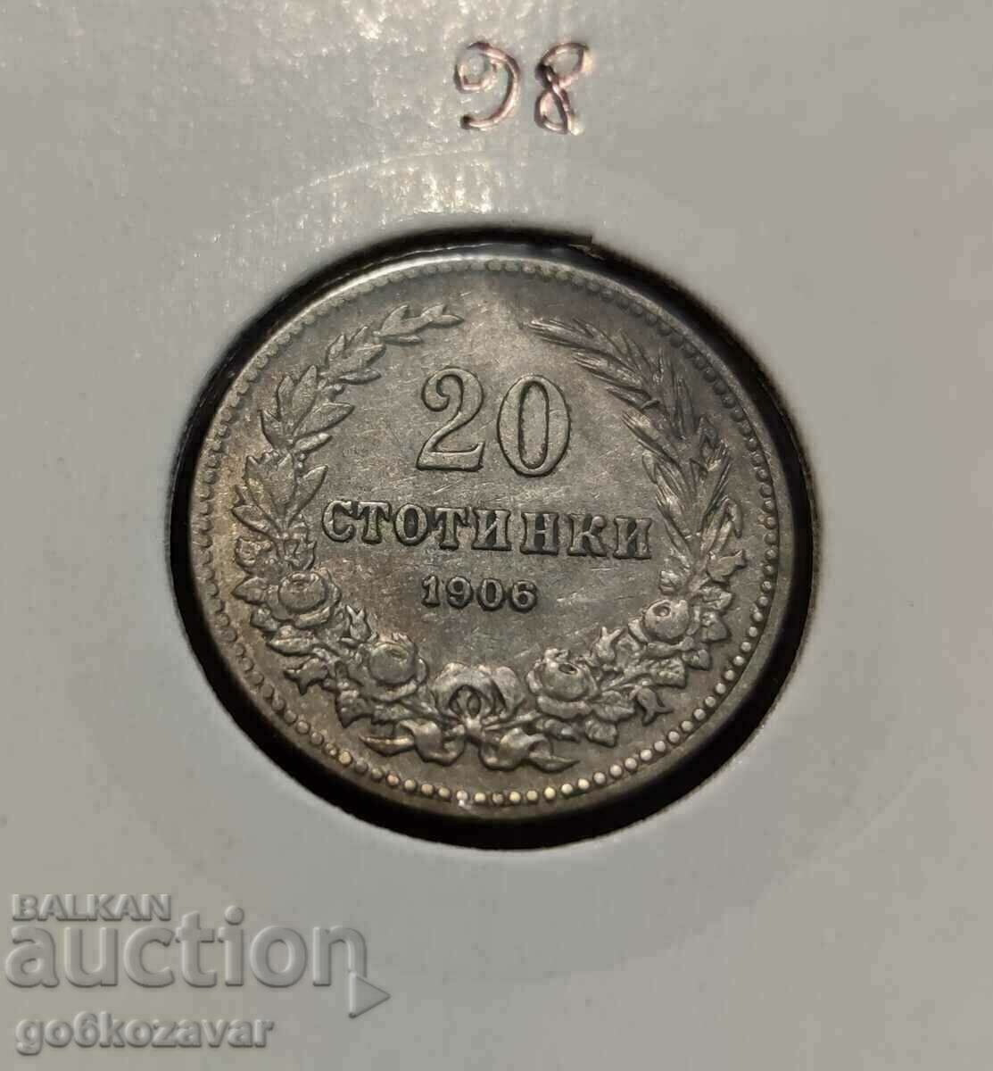 Auction Bulgaria 20 cents 1906 Excellent! Auction Bulgaria 20 cents 1906 Excellent!