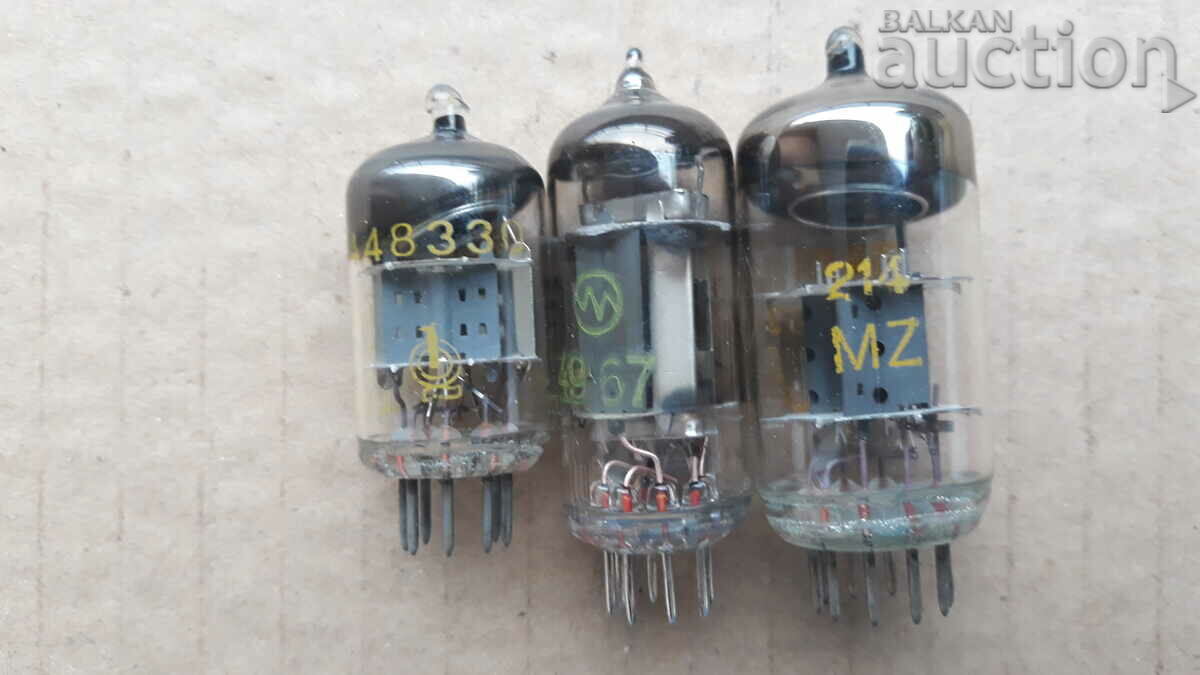 Radio lamp lot EAA91 6Ж5Б FCC83 radio set - 5 Radio lamp lot EAA91 6Ж5Б FCC83 radio set - 5