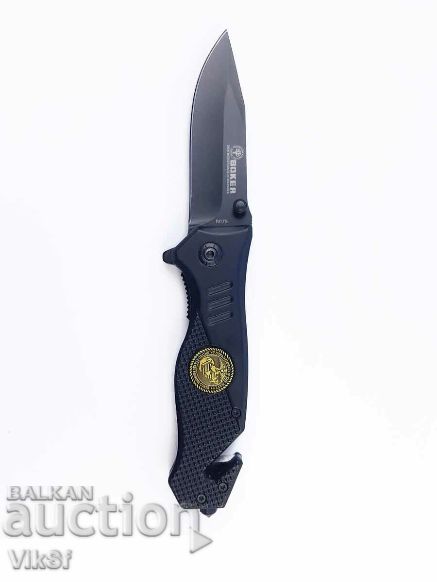 Folding semi-automatic knife BOKER B075 - 89x210 mm - 5 Folding semi-automatic knife BOKER B075 - 89x210 mm - 5