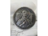 Rare desktop royal medal Alexander Nevsky Temple 1924