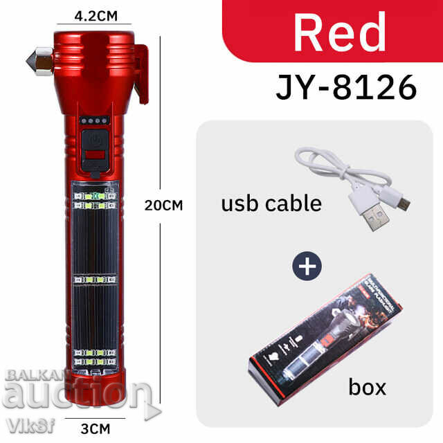 Аукцион 8 в 1 акумулаторна работна/автомобилна/ лампа GX8126 Аукцион 8 в 1 акумулаторна работна/автомобилна/ лампа GX8126