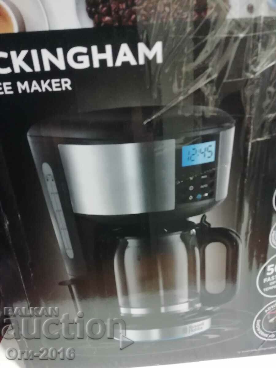 Russell Hobbs schwarz coffee machine NEW - 5