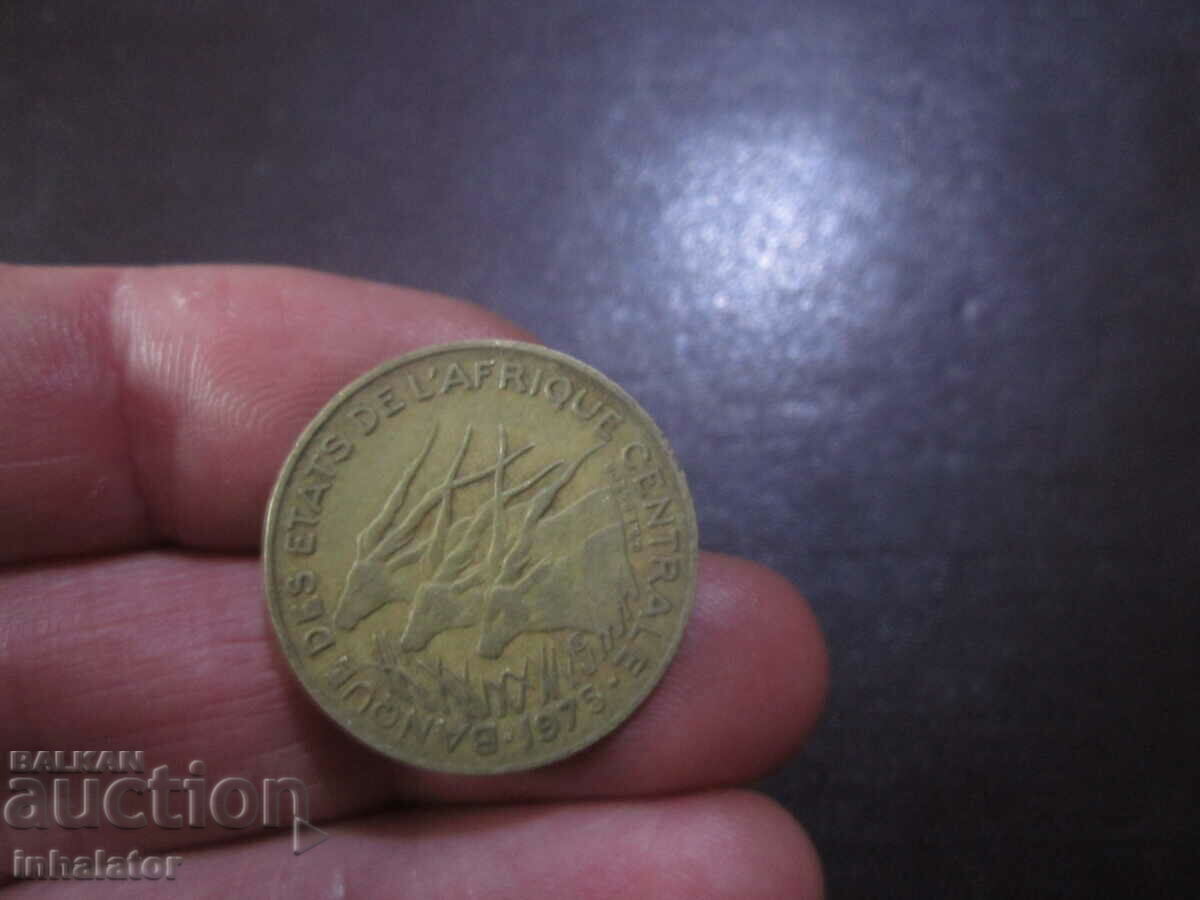 Централна Африка 10 франка 1975 год