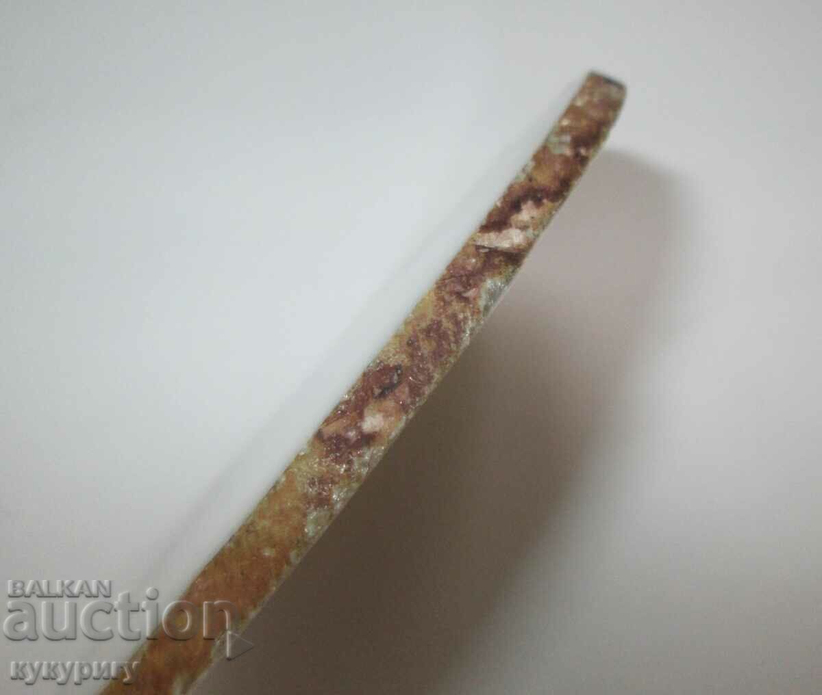 Παλιός ασημένιος σταυρός σε φυσικό πλακίδιο Αχάτη - 5 Παλιός ασημένιος σταυρός σε φυσικό πλακίδιο Αχάτη - 5