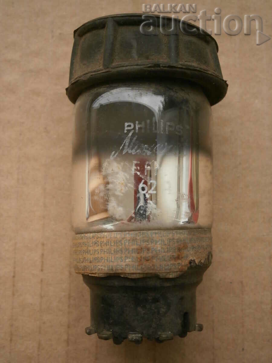 Radio tube, radio apparatus EFM 1 62 PHILIPS Radio tube, radio apparatus EFM 1 62 PHILIPS