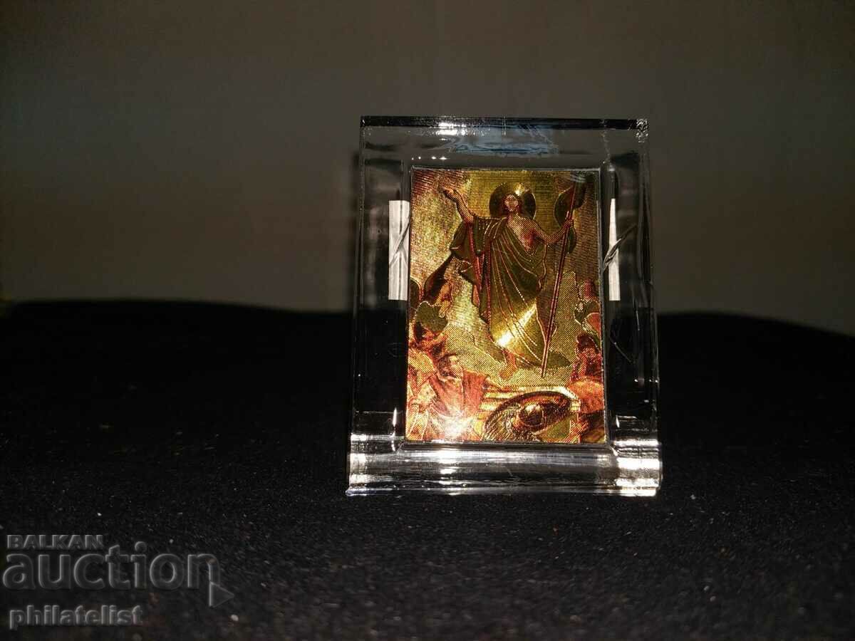 Crystal plaque - icon with price 3.00 BGN | € 1.53 Crystal plaque - icon with price 3.00 BGN | € 1.53