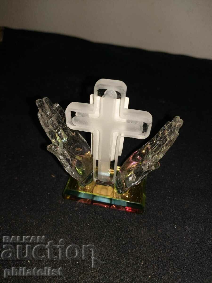 Glass cross with price 3.00 BGN | € 1.53 Glass cross with price 3.00 BGN | € 1.53