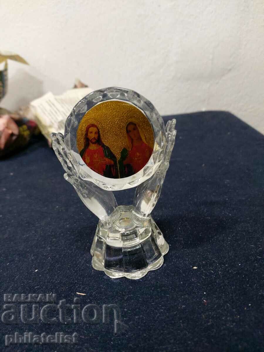 souvenir with an icon - glass!