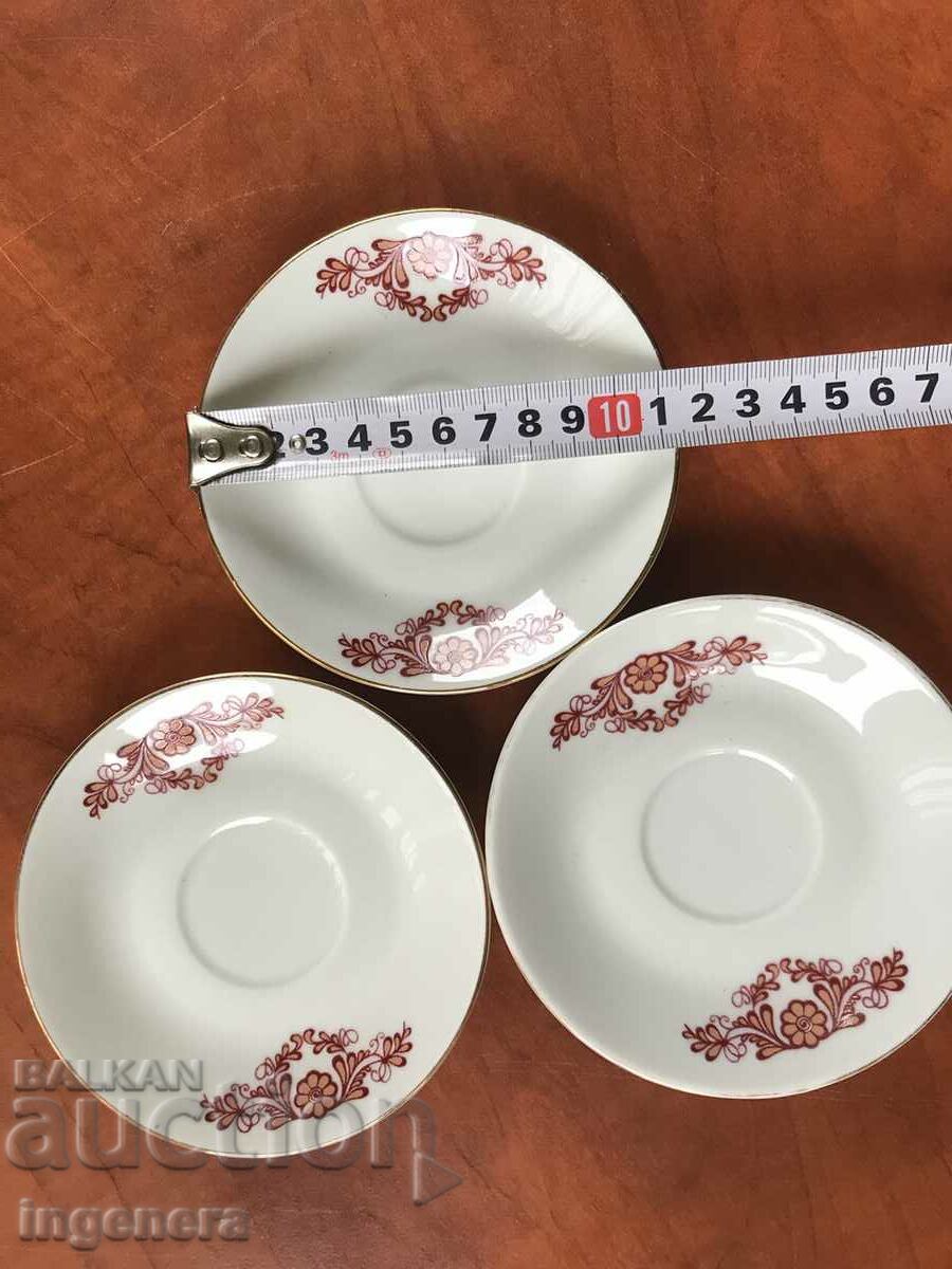 Auction PORCELAIN PLATE PLATE RELIEF BULGARIA-3 PCS Auction PORCELAIN PLATE PLATE RELIEF BULGARIA-3 PCS
