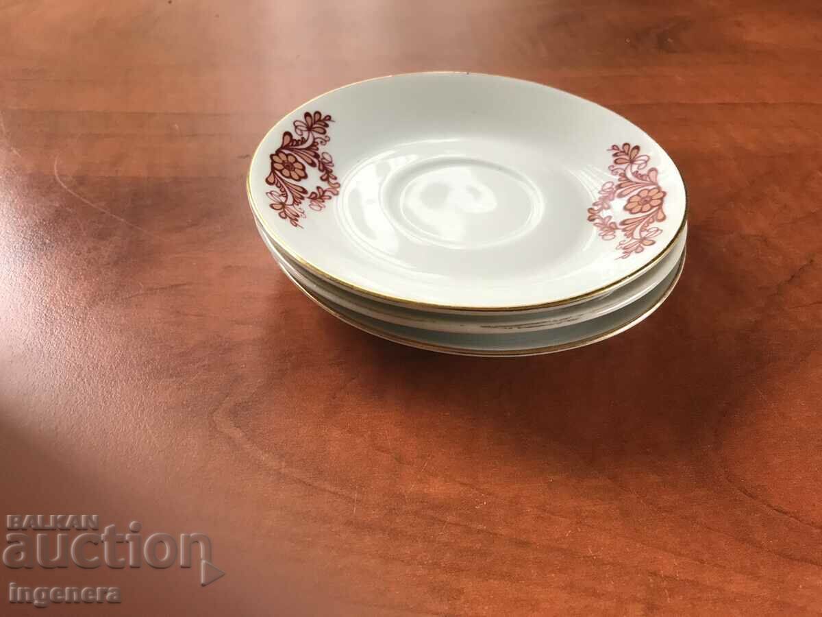 PORCELAIN PLATE PLATE RELIEF BULGARIA-3 PCS - 5 PORCELAIN PLATE PLATE RELIEF BULGARIA-3 PCS - 5