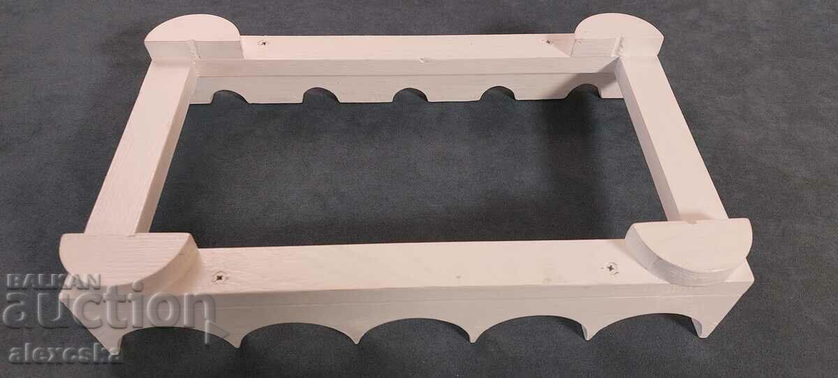 Wooden wine rack - 6 Wooden wine rack - 6