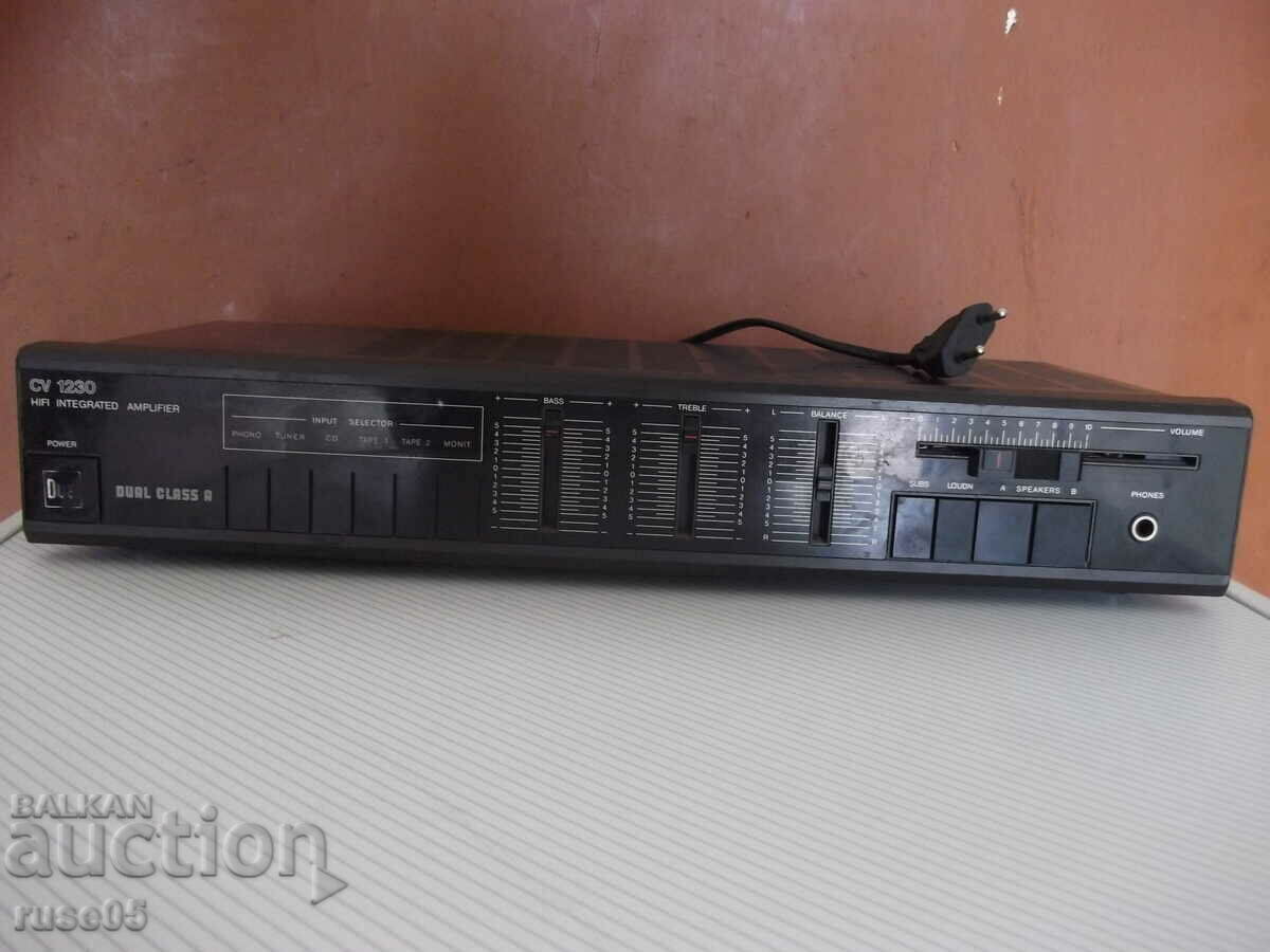 Ενισχυτής "Dual - CV 1230" Γαλλικό που λειτουργεί με τιμή 90.00 BGN | € 46.02 Ενισχυτής "Dual - CV 1230" Γαλλικό που λειτουργεί με τιμή 90.00 BGN | € 46.02