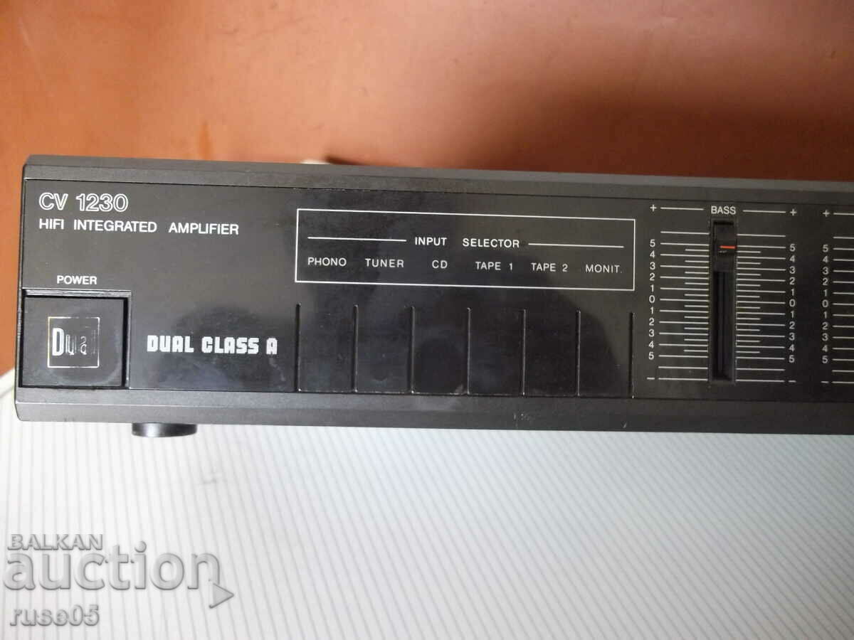 Παράδοση Ενισχυτής "Dual - CV 1230" Γαλλικό που λειτουργεί Παράδοση Ενισχυτής "Dual - CV 1230" Γαλλικό που λειτουργεί