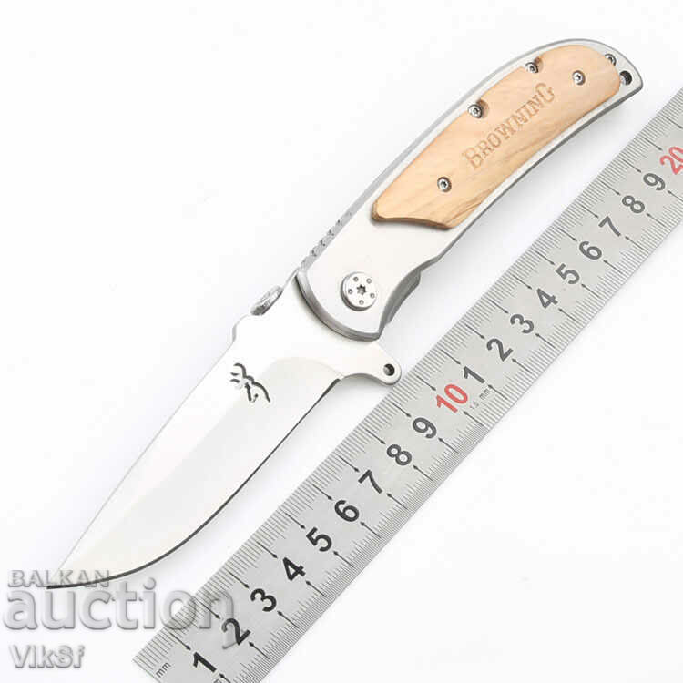 Folding knife Browning-338 - 90x215 mm with price 15.50 BGN | € 7.93 Folding knife Browning-338 - 90x215 mm with price 15.50 BGN | € 7.93