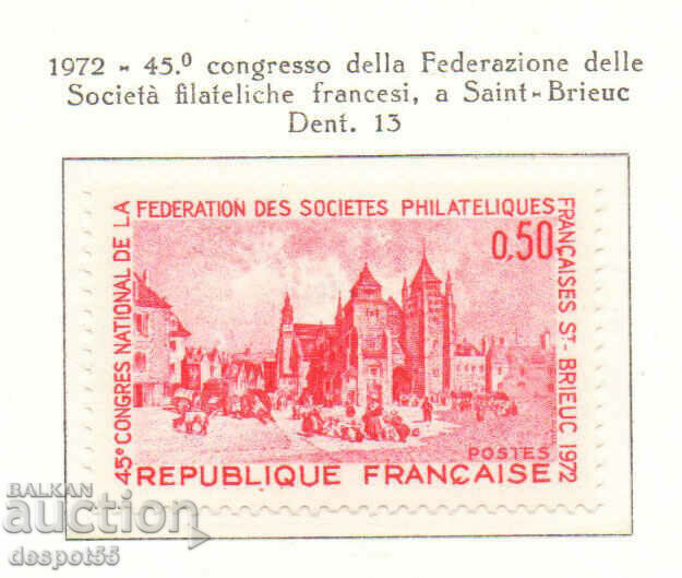 1972. Γαλλία. Γαλλική Ομοσπονδία Φιλοτελικών Εταιρειών.