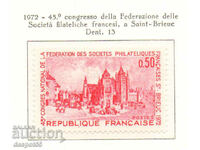 1972. France. French Federation of Philatelic Societies.