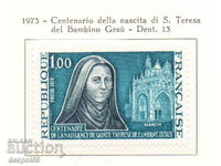 1973. Franţa. 100 de ani de la nașterea Sfintei Tereza de Lisieux.