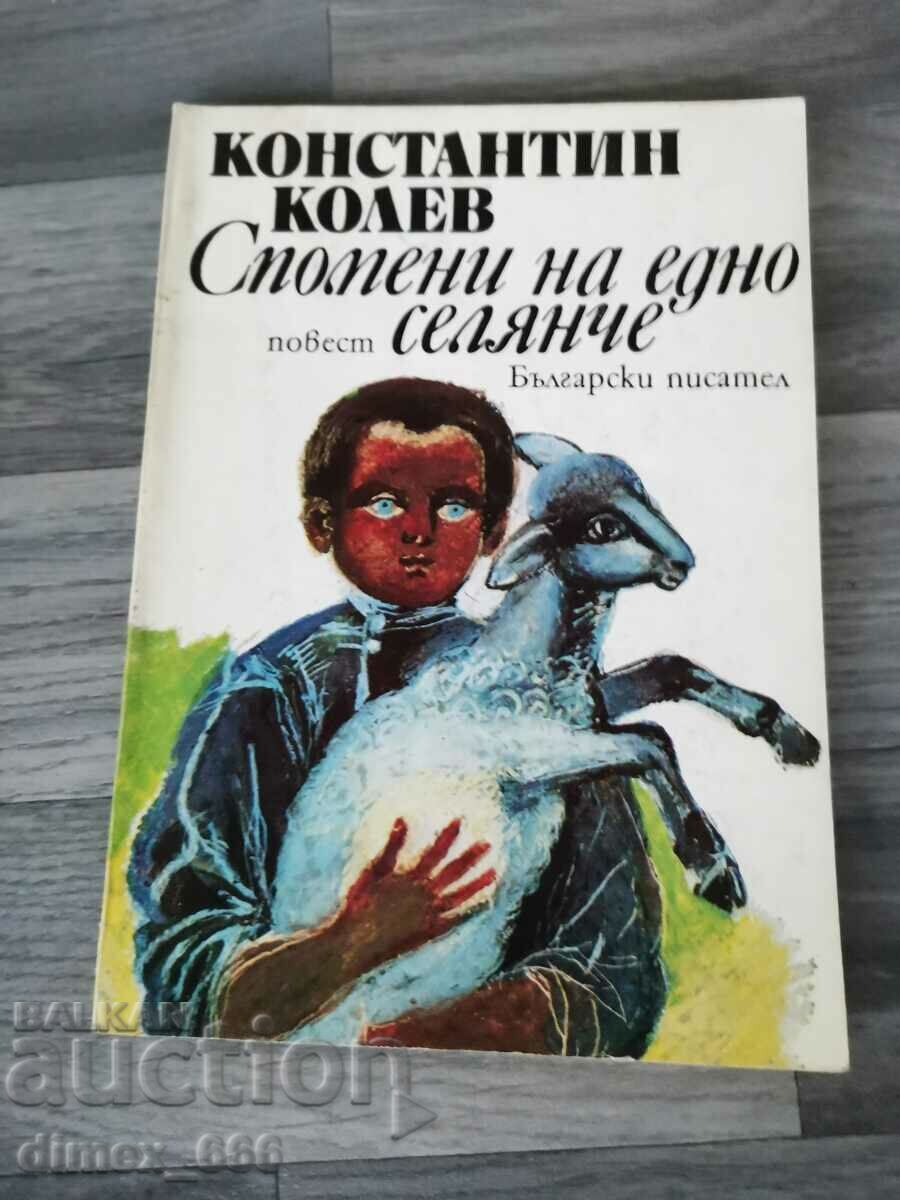 Memories of a peasant Konstantin Kolev