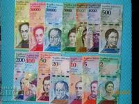 consecutive ones from Venezuela - from 2 to 100,000 bolivares