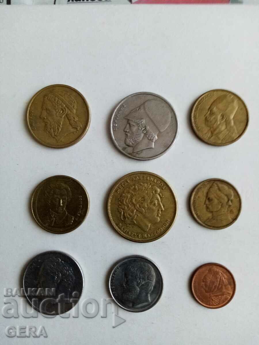 νομίσματα από την Ελλάδα