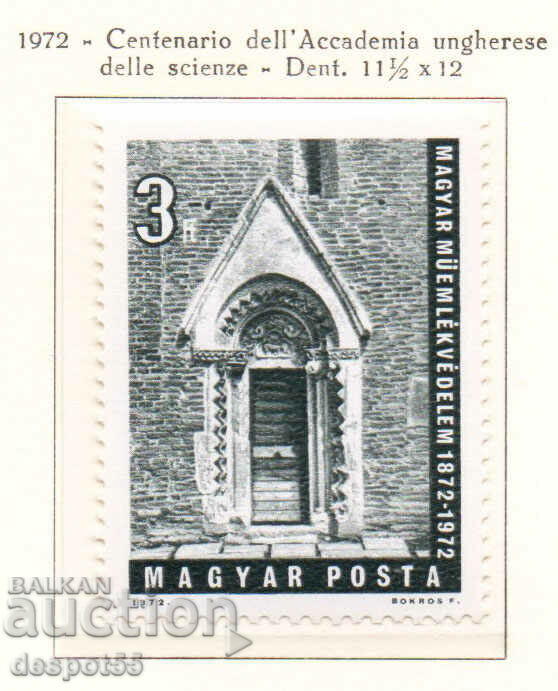 1972 Ουγγαρία. 100 χρόνια Εταιρείας Προστασίας Μνημείων