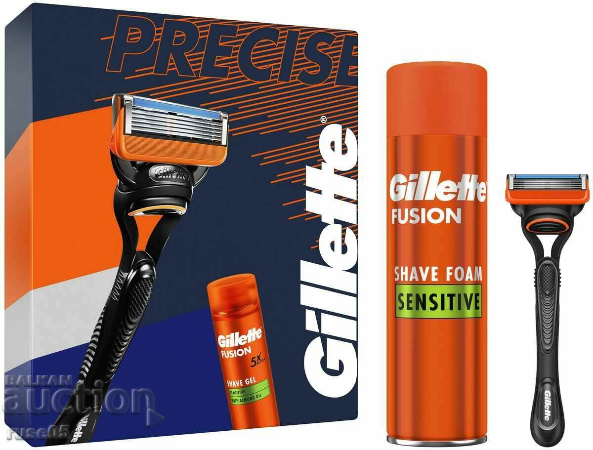 Комплект "Gillette *FUSION5*  PRECISE" за бръснене нов с цена 20.00 лв. | € 10.23