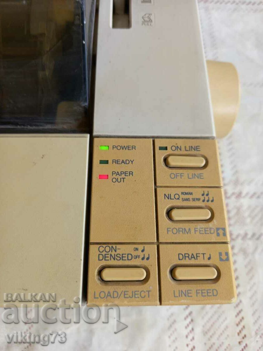 Imprimantă matrice de puncte EPSON LX-1050. cu preț 29.00 BGN | € 14.83 Imprimantă matrice de puncte EPSON LX-1050. cu preț 29.00 BGN | € 14.83