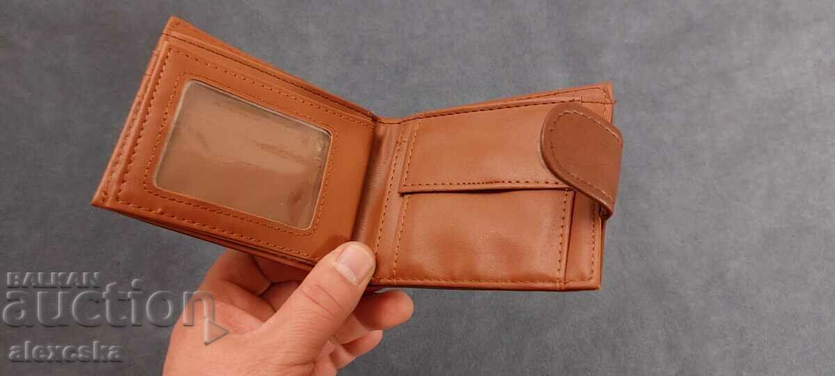 Leather wallet - "YATEER" with price 25.00 BGN | € 12.78