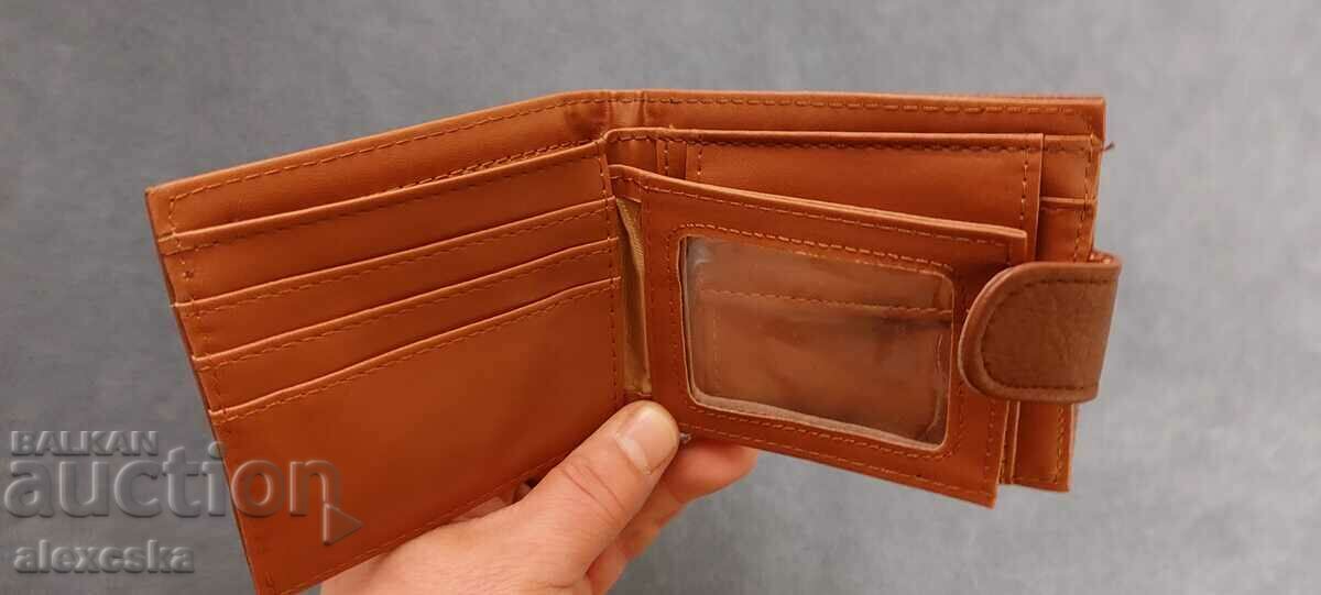 Auction  Leather wallet - "YATEER"