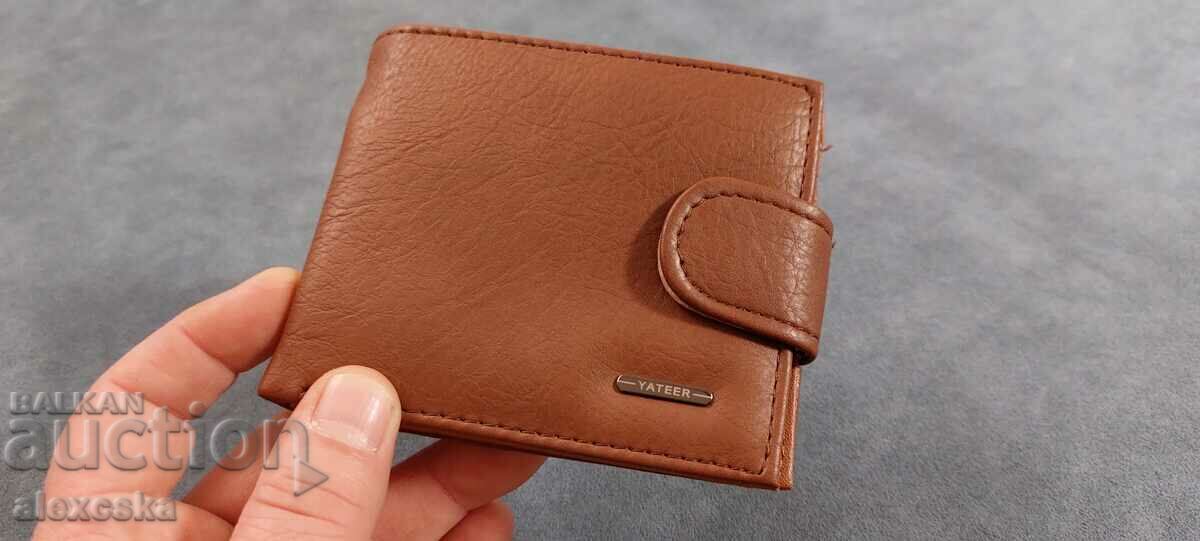 Leather wallet - "YATEER"