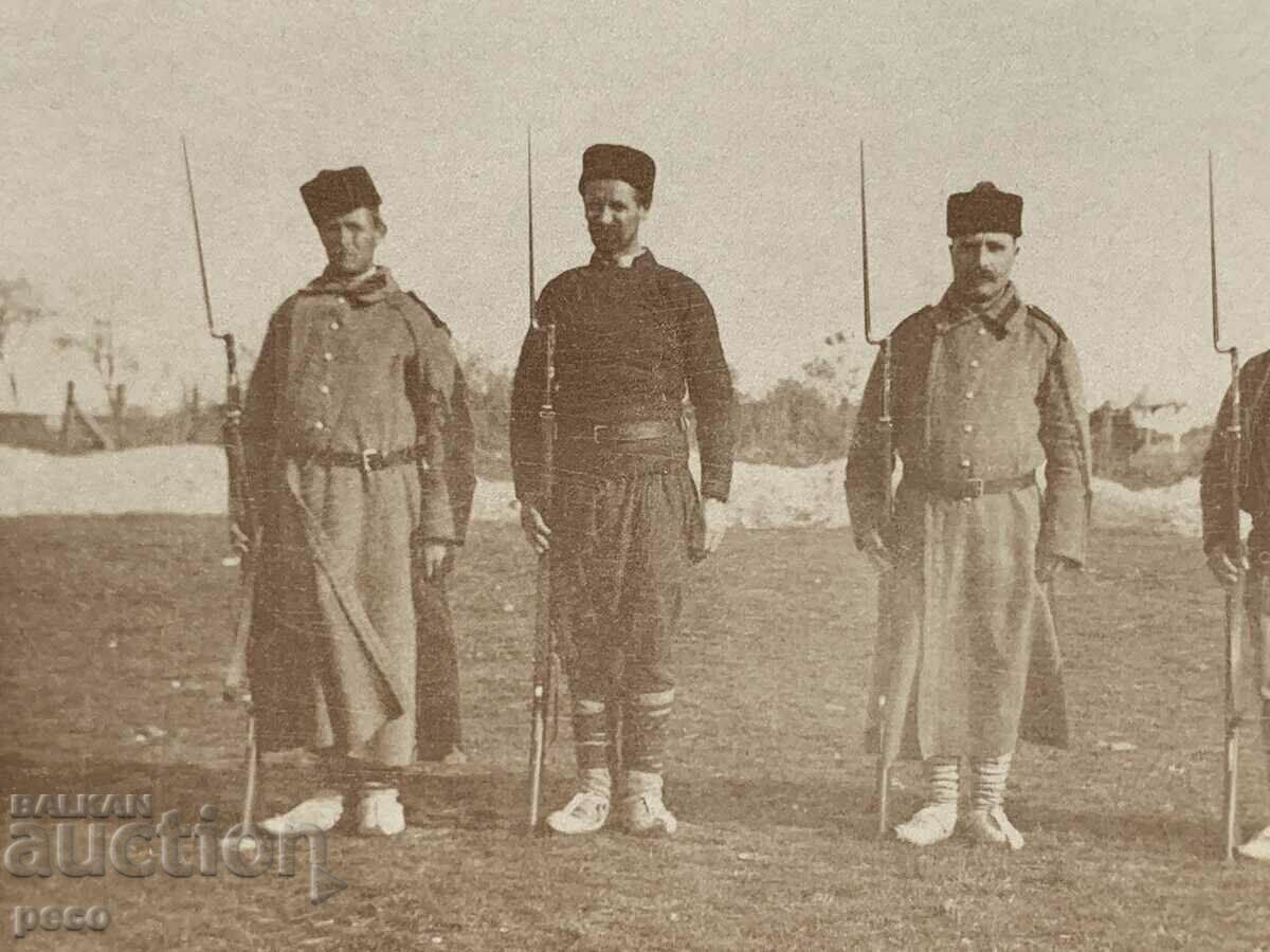 Volunteers Balkan War old photo with price 20.00 BGN | € 10.23 Volunteers Balkan War old photo with price 20.00 BGN | € 10.23