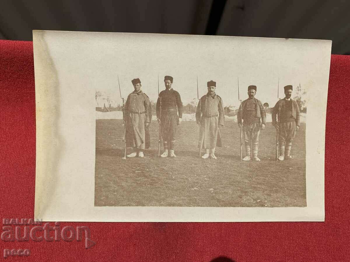 Delivery of Volunteers Balkan War old photo Delivery of Volunteers Balkan War old photo