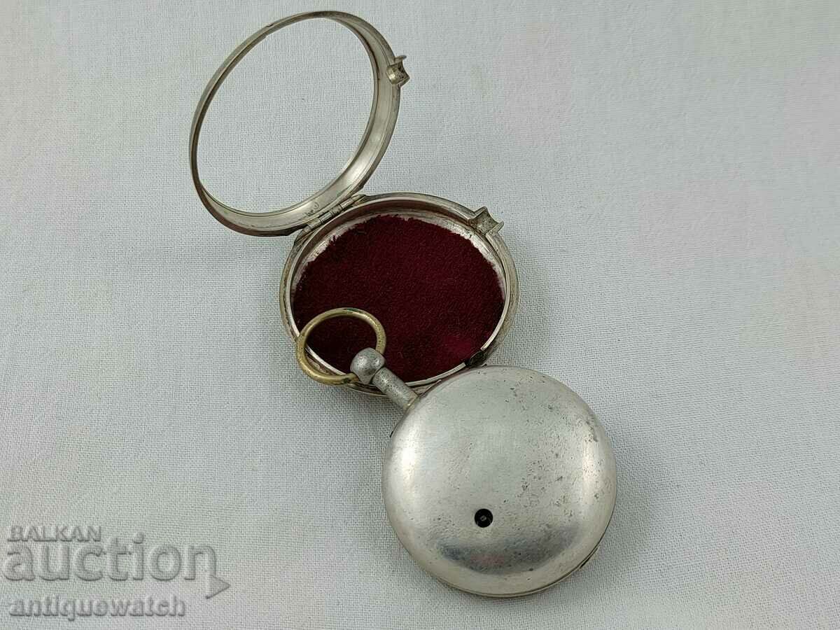 Old silver pocket watch *chain drive* - 6 Old silver pocket watch *chain drive* - 6