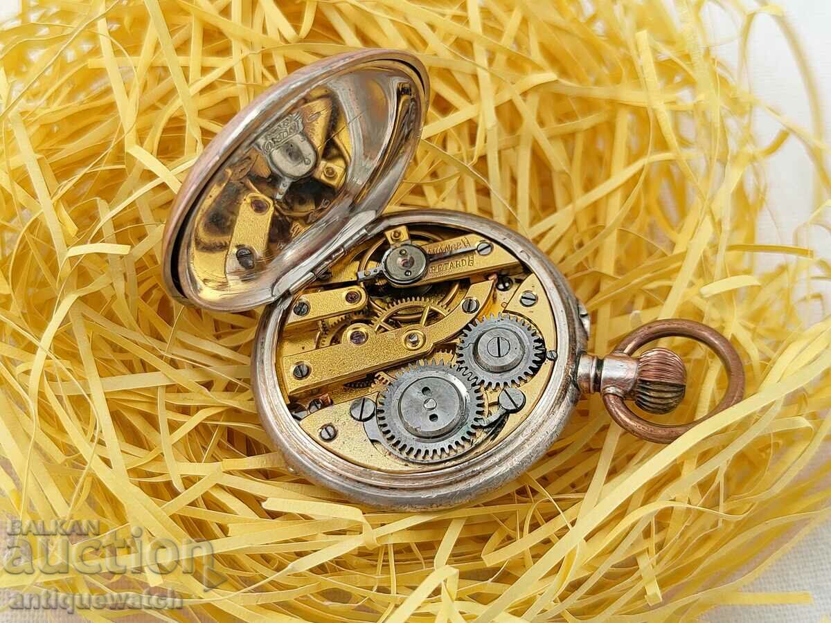 Old Silver Ladies Pocket Watch - 5 Old Silver Ladies Pocket Watch - 5