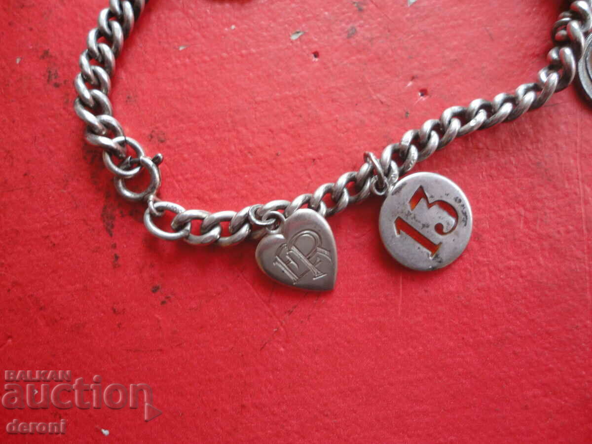 Great silver bracelet charms with price 50.00 BGN | € 25.56