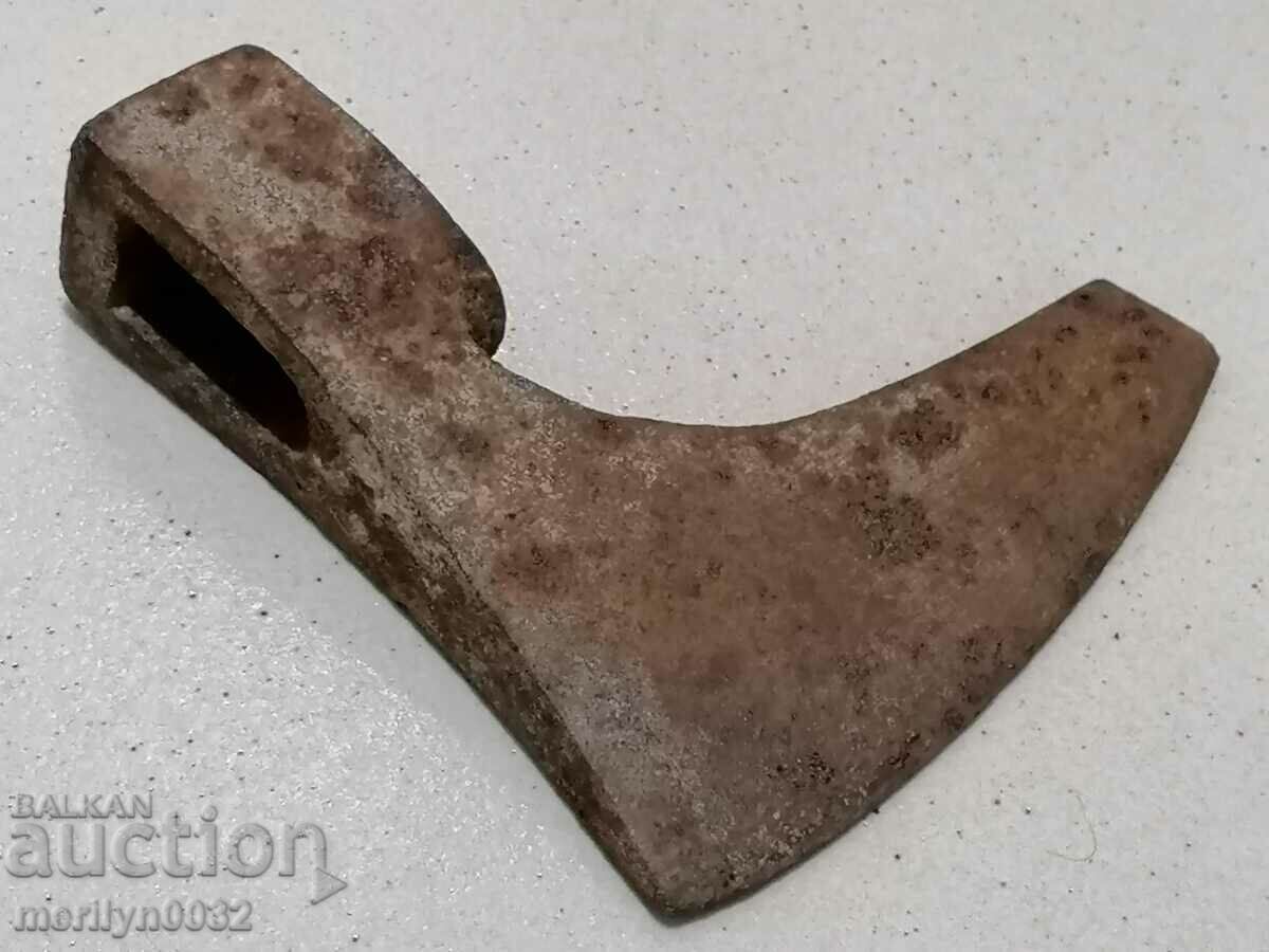 An old ax shaft tool wrought iron - 7 An old ax shaft tool wrought iron - 7