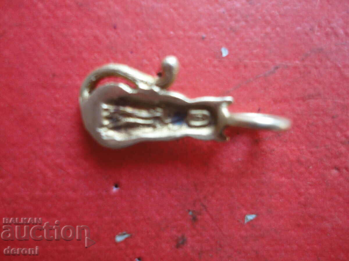 Φοβερό μενταγιόν με μενταγιόν από επιχρυσωμένο ασήμι - 5 Φοβερό μενταγιόν με μενταγιόν από επιχρυσωμένο ασήμι - 5