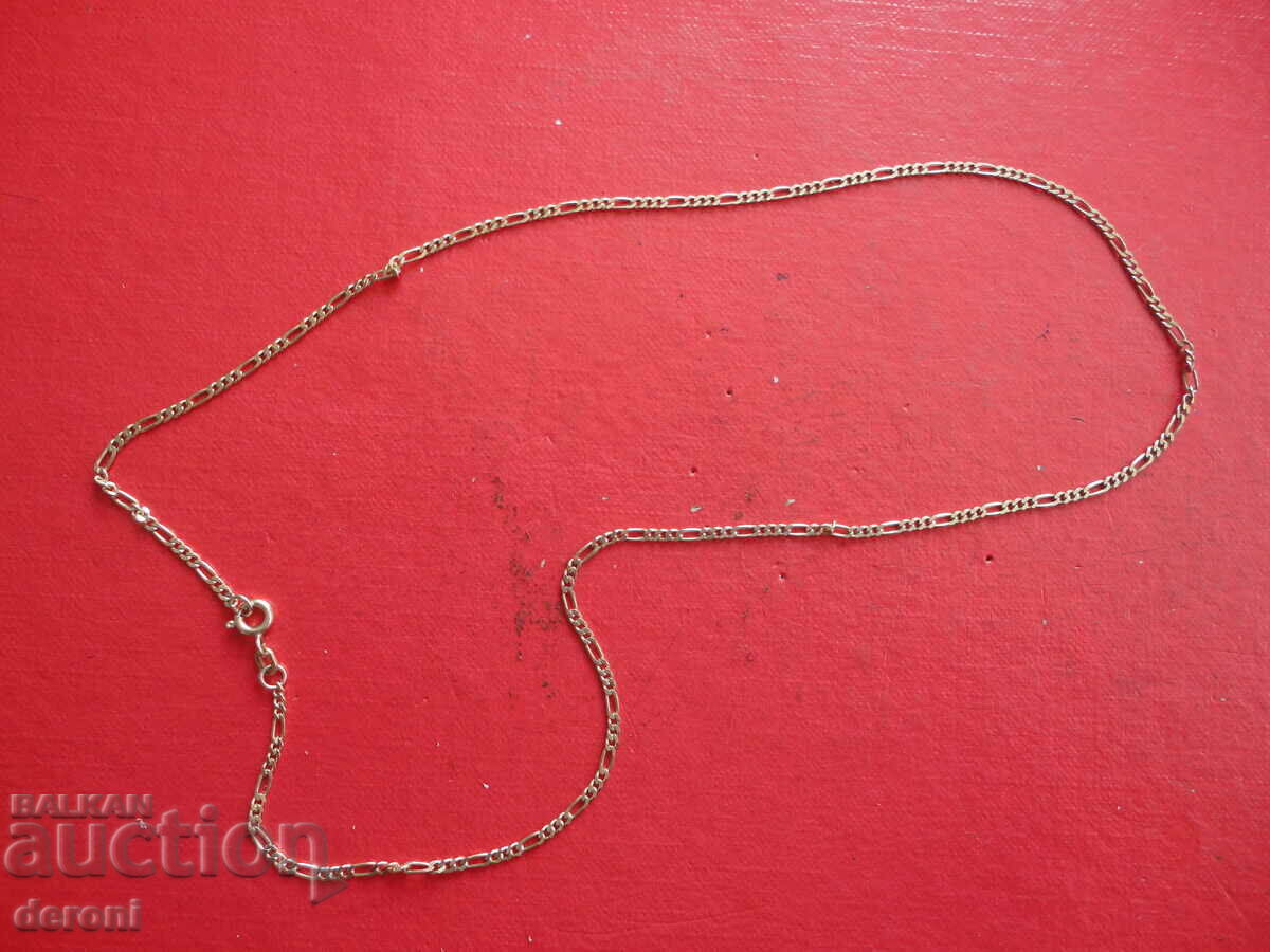 Auction  Amazing Binder FBM 925 Gold Plated Silver Chain