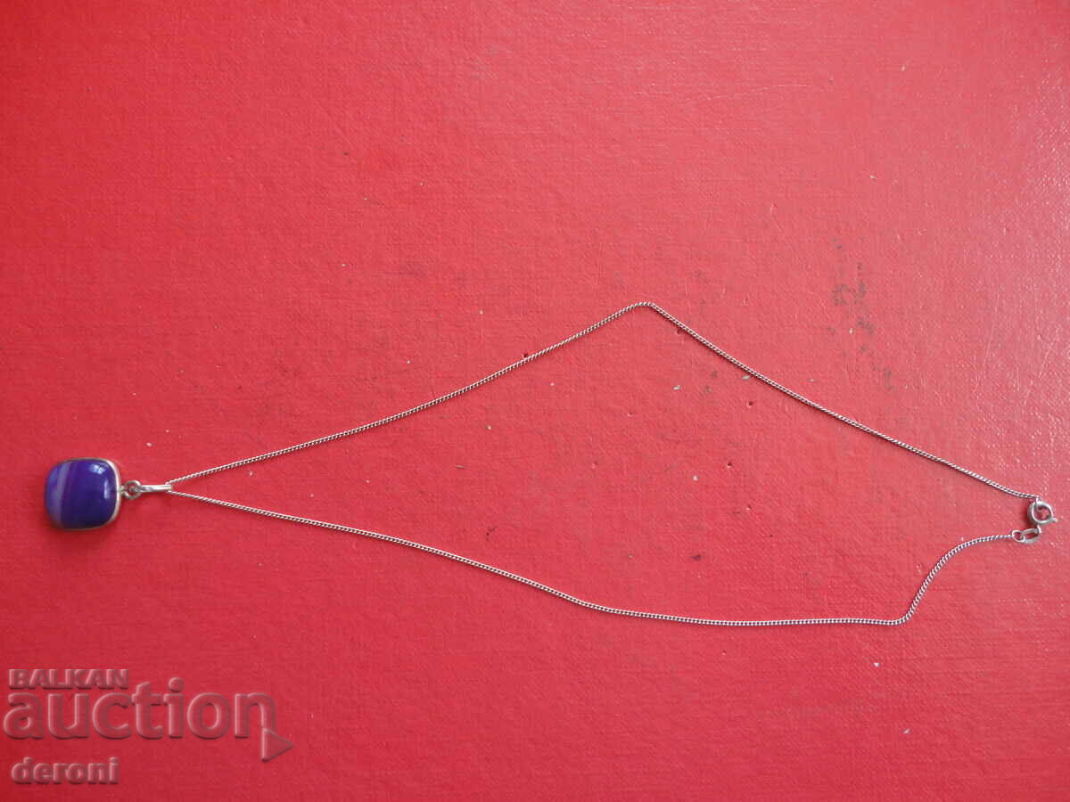 Delivery of Great silver necklace with 925 stone Delivery of Great silver necklace with 925 stone