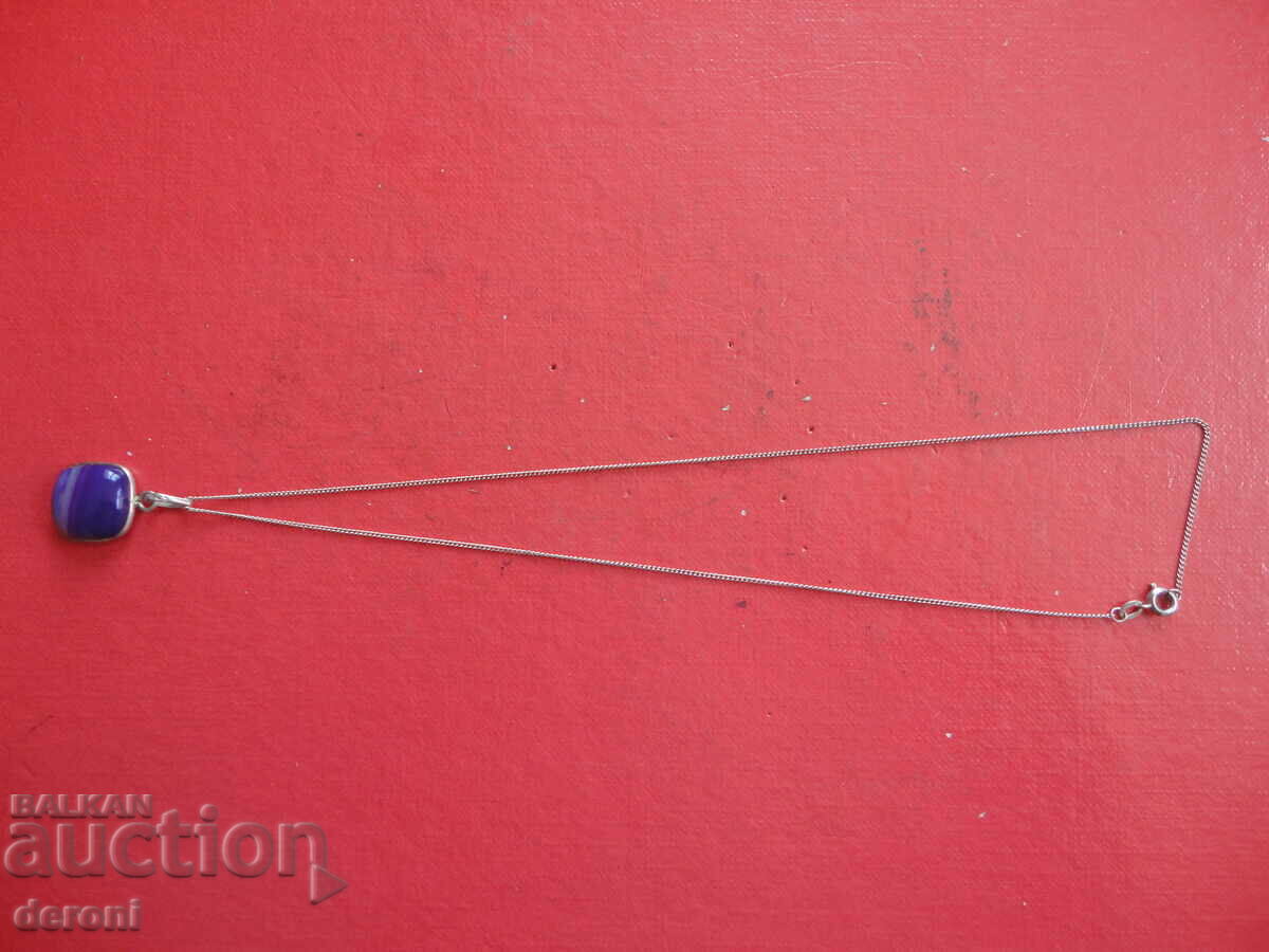 Great silver necklace with 925 stone - 7 Great silver necklace with 925 stone - 7