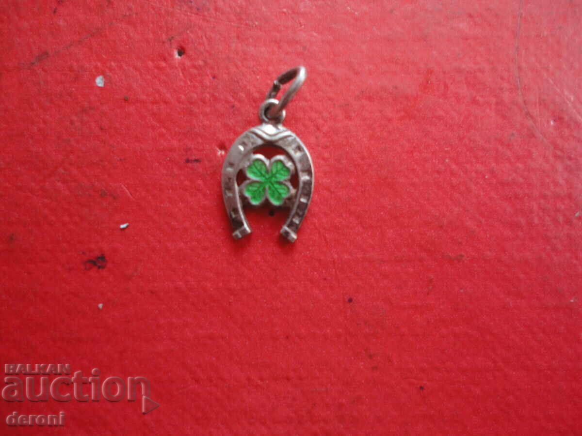 835 Enamel Silver Lucky Locket Pendant - 6 835 Enamel Silver Lucky Locket Pendant - 6