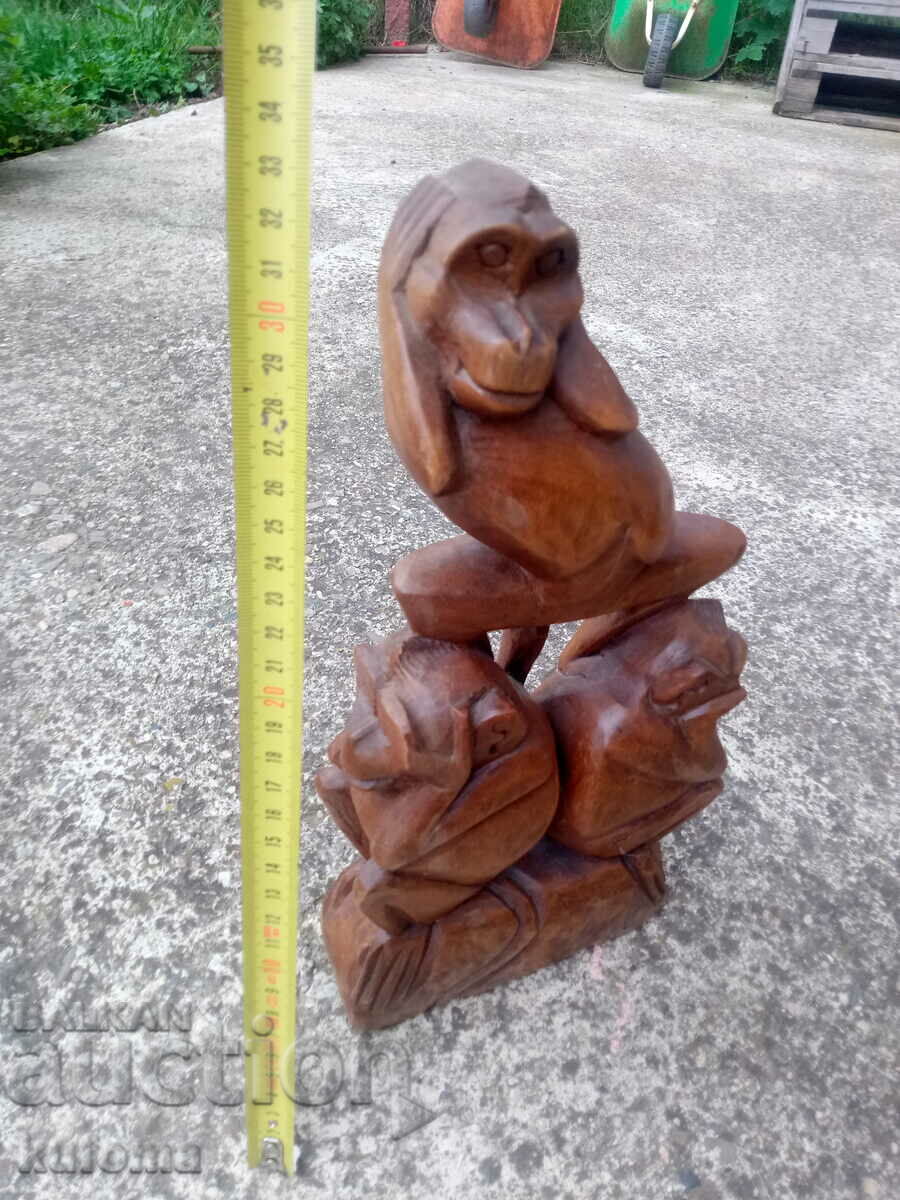 The three monkeys heard us, saw us, understood us with price 119.99 BGN | € 61.35