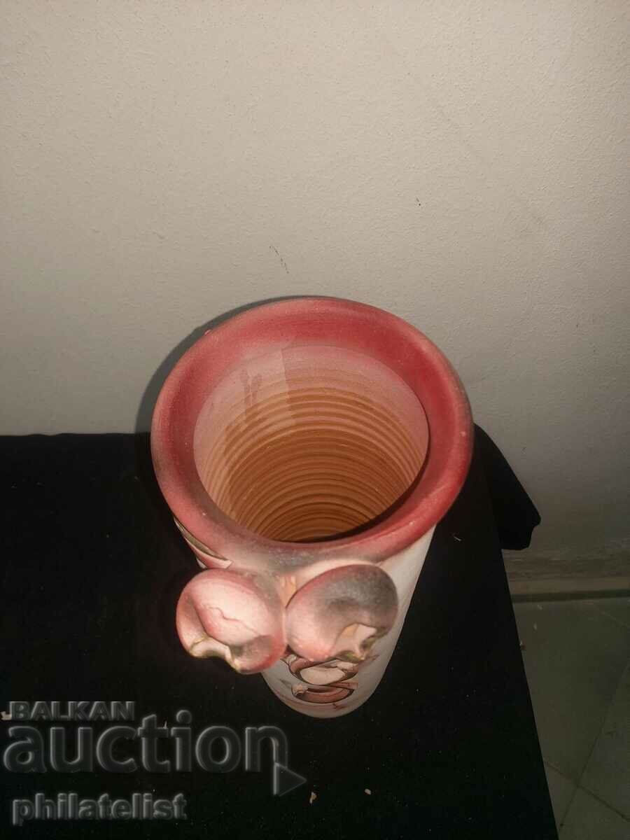 large ceramic vase - red ! with price 28.00 BGN | € 14.32 large ceramic vase - red ! with price 28.00 BGN | € 14.32