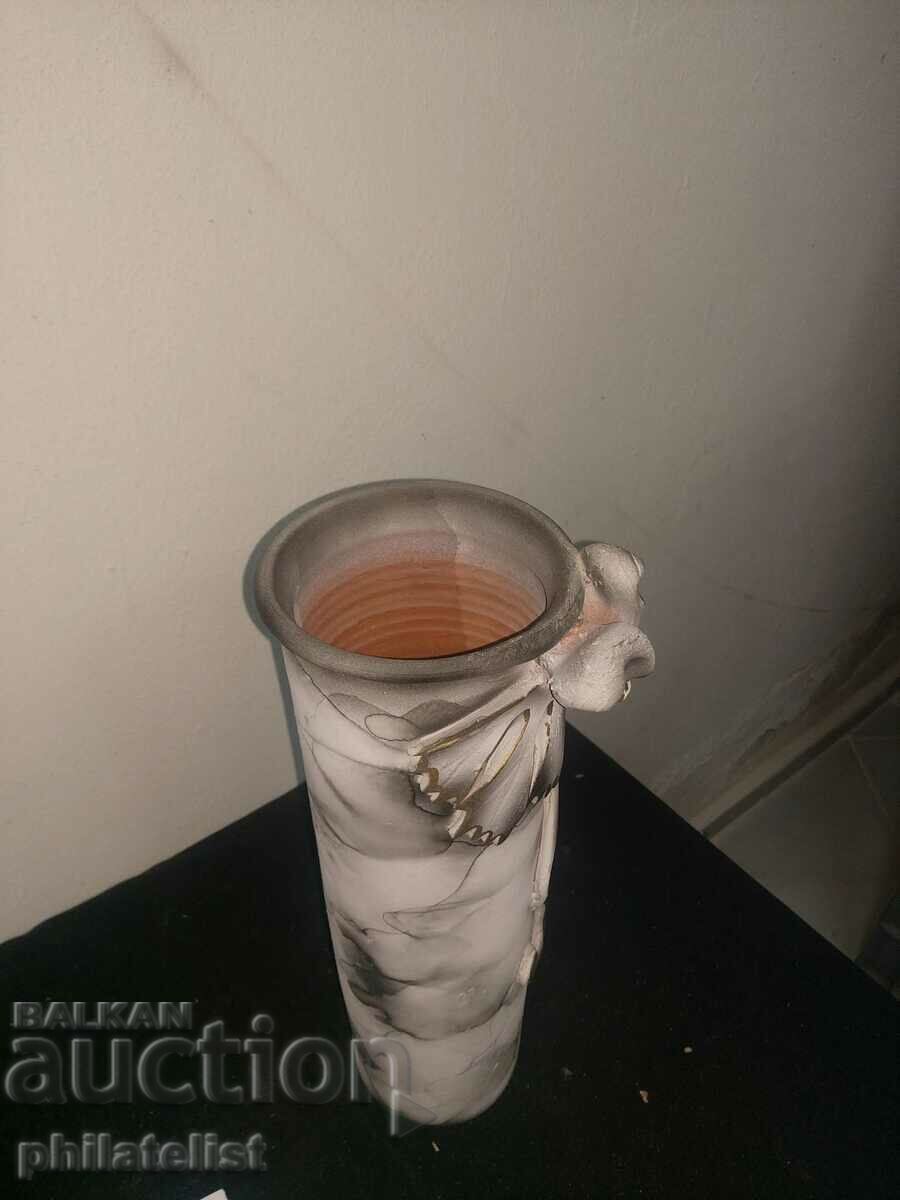 large ceramic vase - gray ! with price 25.00 BGN | € 12.78