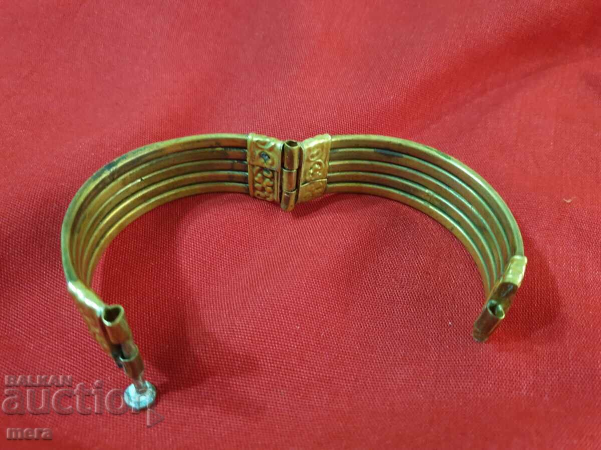 Bronze and colored mother-of-pearl bracelet - 7 Bronze and colored mother-of-pearl bracelet - 7